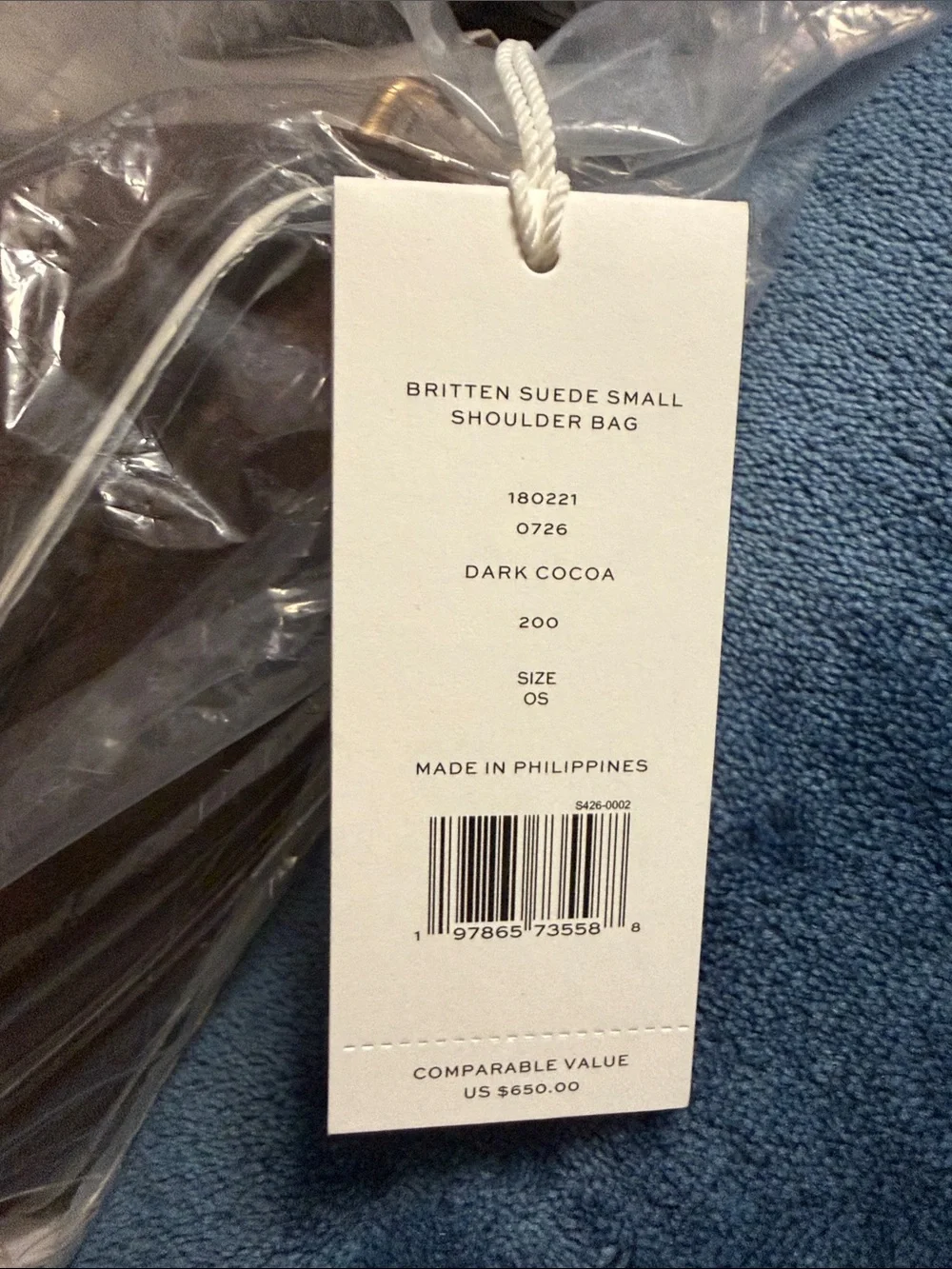 Tory Burch suede shoulder